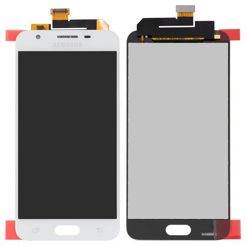 Дисплей для Samsung G570F DS Galaxy J5 Prime, білий, Original PRC , original glass