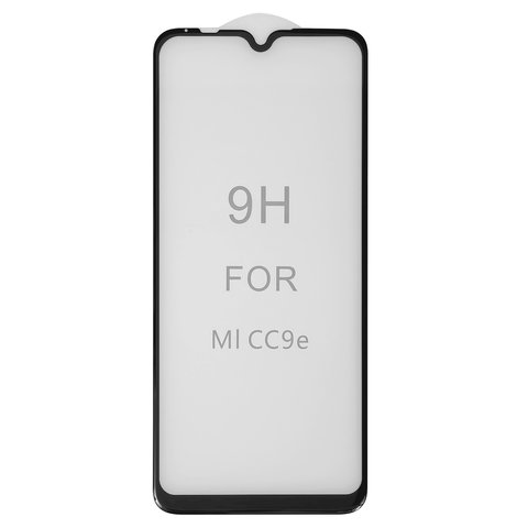 Защитное стекло All Spares для Xiaomi Mi A3, Mi CC9e, 5D Full Glue, черный, M1906F9SH, M1906F9SI