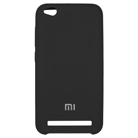 Чохол для Xiaomi Redmi 5A, чорний, Original Soft Case, силікон, black 18 , MCG3B, MCI3B