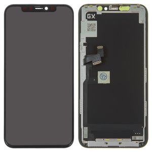 Дисплей для iPhone 11 Pro, чорний, з рамкою, High Copy, AMOLED , GX OEM soft