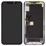 Дисплей для iPhone 11 Pro, черный, с рамкой, High Copy, (OLED), GX OEM hard