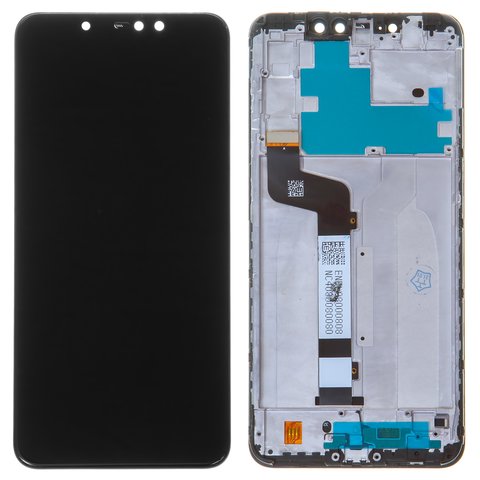 Дисплей для Xiaomi Redmi Note 6 Pro, чорний, з рамкою, High Copy, M1806E7TG, M1806E7TH, M1806E7TI