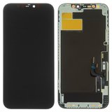 Дисплей для iPhone 12, iPhone 12 Pro, черный, с рамкой, Original (PRC), NEW