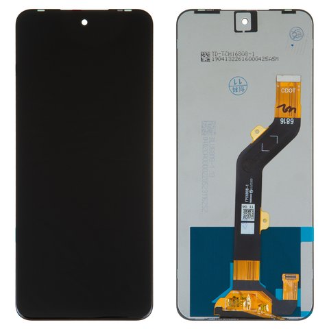 Дисплей для Infinix Hot 12 Play NFC, чорний, без рамки, Original PRC , X6816D, FPC6808 1 BV068DAM L04 MV00 R0.0 1540432341