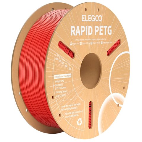 Філамент ELEGOO RAPID PETG, червоний red , 1 кг