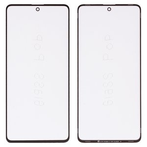 Стекло корпуса G+OCA PRO для Samsung M515F Galaxy M51, с OCA пленкой, черное