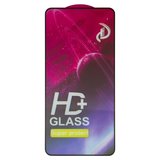 Защитное стекло для Motorola Moto G84, совместимо с чехлом, Full Glue, (без упаковки), черный