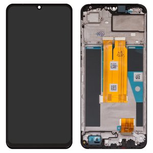 Дисплей для Realme C61, черный, с рамкой, Original PRC , RMX3939, RMX3930