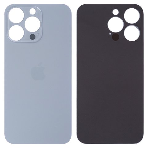 Задня панель корпуса для iPhone 13 Pro, блакитна, не потрібно знімати скло камери, Original PRC , sierra Blue, big hole