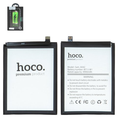 Аккумулятор Hoco WT S W1 для Samsung A042 Galaxy A04e, A045 Galaxy A04, Li Polymer, 3,85 B, 5000 мАч