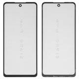 Скло корпуса G+OCA PRO для Tecno Pova 5 (LH7n), Pova 5 Pro (LH8n), Spark 10 Pro; Infinix Hot 30, Note 30 (X6833, X6716), з ОСА-плівкою, чорне