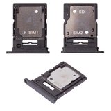 Держатель SIM-карты для Xiaomi Redmi Note 13 4G, черный, midnight black