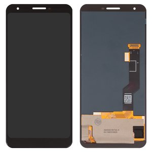 Дисплей для Google Pixel 3a XL, черный, без рамки, High Copy, OLED 