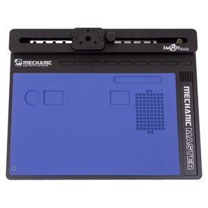 Платформа для мікроскопа Mechanic iMat Max, з рухливою платформою, 295 мм, 380 мм, сіра, синя