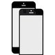 Vidrio de carcasa puede usarse con Apple iPhone 5, iPhone 5C, iPhone 5S, iPhone SE, negro, PRC