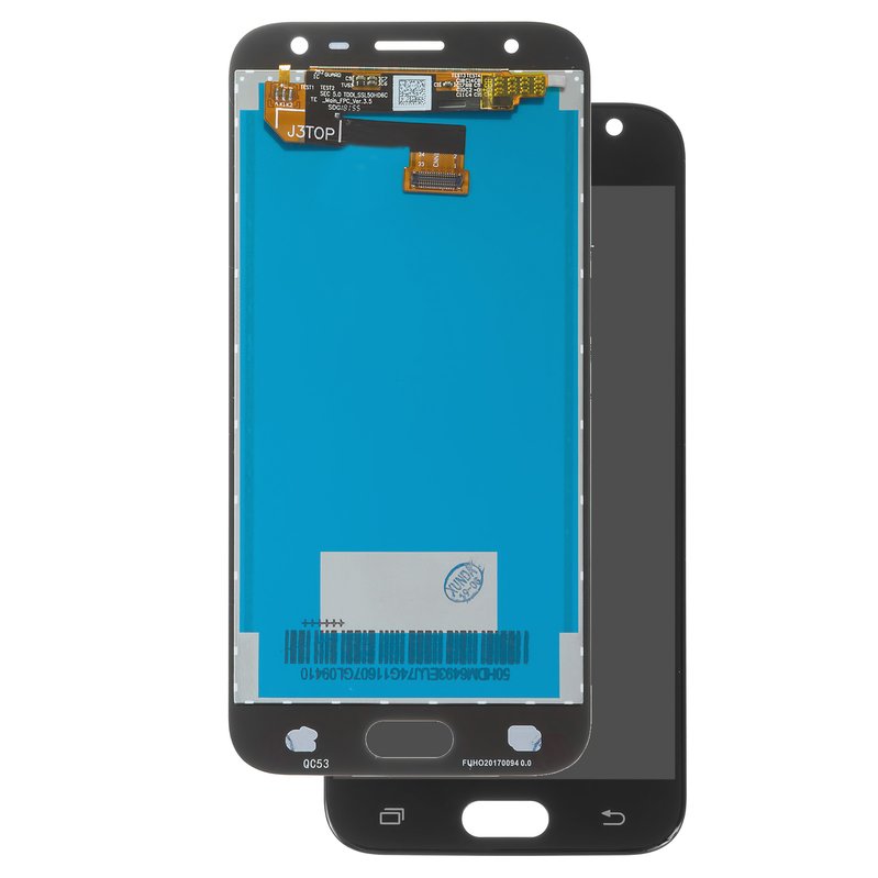 Lcd Compatible With Samsung J330 Galaxy J3 17 Black With Light Adjustable Best Copy Without Frame Copy Tft All Spares