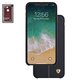 Case Nillkin Englon Leather Cover compatible with iPhone XR, (black, with logo hole, PU leather, plastic) #6902048162976