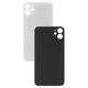 Housing Back Cover compatible with iPhone 11, (white, no need to remove the camera glass, big hole)