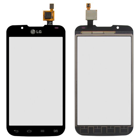 Touchscreen compatible with LG P715 Optimus L7 II, black 