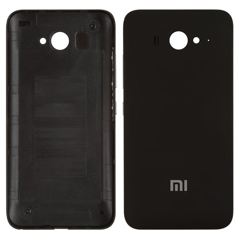 Panel trasero de carcasa puede usarse con Xiaomi Mi 2, Mi 2S, negra, con botones laterales