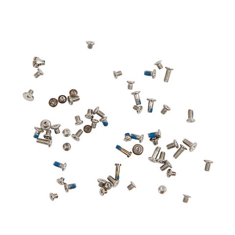 Screw compatible with iPhone 6, golden, full set 