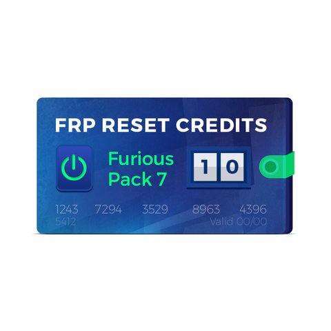 10 créditos para remover FRP Furious Pack 7 