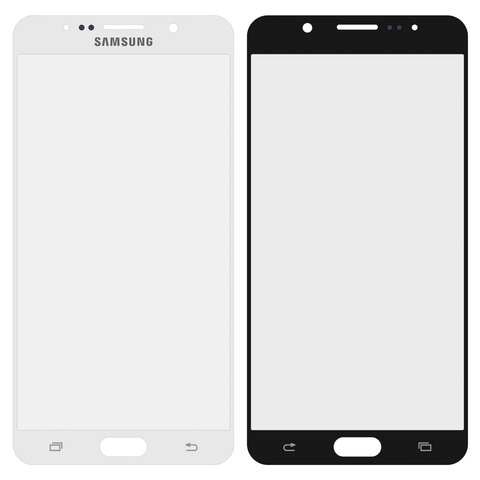 Housing Glass compatible with Samsung N9200 Galaxy Note 5, white 