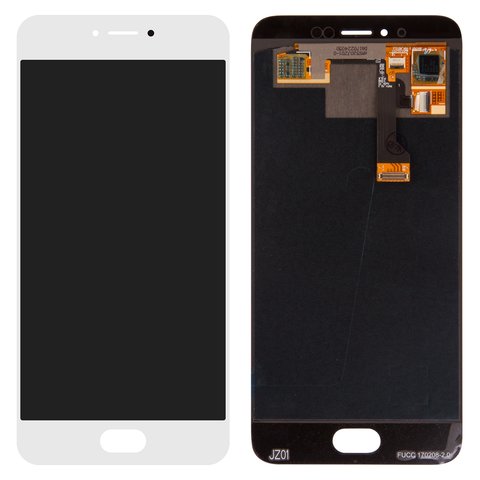 LCD compatible with Meizu Pro 6, Pro 6s, white, without frame, Original PRC , M570H 