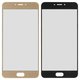 Housing Glass compatible with Meizu M3x, (golden)