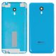 Housing Back Cover compatible with Meizu M2 Note, (blue, with side button)