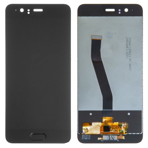 Pantalla LCD puede usarse con Huawei P10, negro, sin marco, High Copy, VTR L29 VTR L09