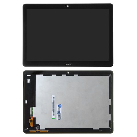 Pantalla LCD puede usarse con Huawei MediaPad T3 10.0 AGS L09 , negro, sin marco