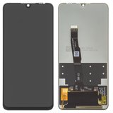 LCD compatible with Huawei Nova 4e, P30 Lite, P30 Lite (2020) New Edition, (black, without frame, High Copy)