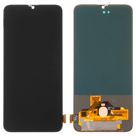 LCD compatible with OnePlus 6T, black, without frame, High Copy, OLED  