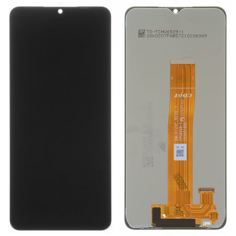 Pantalla LCD puede usarse con Samsung A125F Galaxy A12, negro, sin marco, Original PRC , A125F_REV0.1 FPC6509 1
