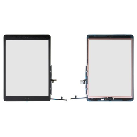 Touchscreen compatible with iPad 10.2 2019 iPad 7 , iPad 10.2 2020 iPad 8 , with HOME button, black, HC  #A2197 A2198 A2200 A2428 A2429 A2270