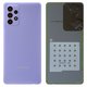Panel trasero de carcasa puede usarse con Samsung A725 Galaxy A72, morada, con vidrio de cámara