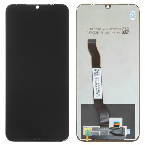 Pantalla LCD puede usarse con Xiaomi Redmi Note 8, negro, Logo Redmi, sin marco, original vidrio reemplazado , M1908C3JH, M1908C3JG, M1908C3JI