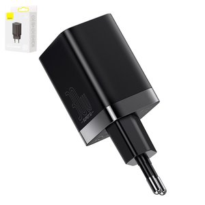 Mains Charger Baseus Super Si Pro, 30 W, Quick Charge, black, 2 outputs  #CCSUPP E01