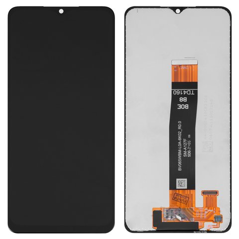 Дисплей для Samsung A127 Galaxy A12 Nacho, черный, без рамки, Original PRC , BV065WBM L0A 8K02_R0.0 HL6127JX L0A 8K02_R0.0