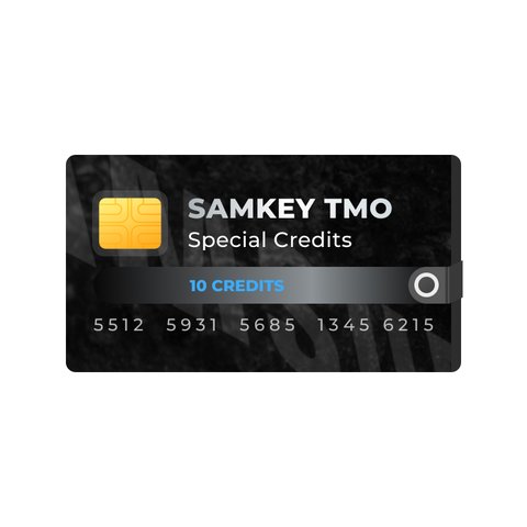 Créditos especiales Samkey TMO 10 créditos 