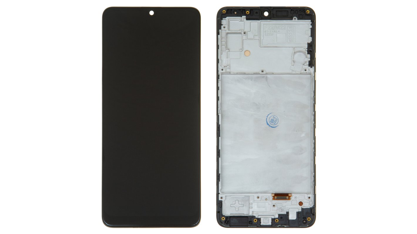 Дисплей для Samsung M225 Galaxy M22, черный, с рамкой, High Copy, (OLED) -  All Spares