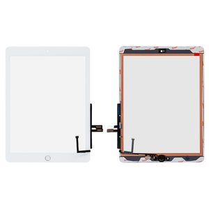 Сенсорный экран для iPad 9.7 2018 iPad 6 , белый, с кнопкой HOME, #A1893 A1954