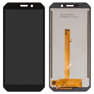 Pantalla LCD puede usarse con Doogee S51, S61, negro, sin marco, High Copy, FPC Y89107