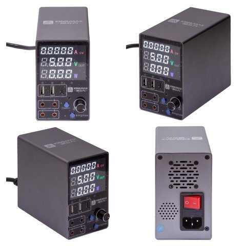 Лабораторный блок питания Kingmax 2045D, до 24 В, до 5 А, 120 Вт