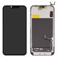 Pantalla LCD puede usarse con iPhone 16e, negro, con marco, AAA, (TFT), ZY, LTPS HD+