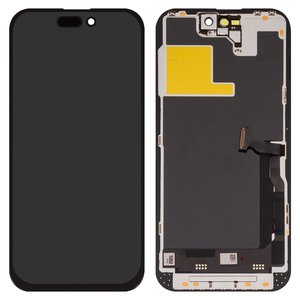 Дисплей для iPhone 14 Pro, черный, с рамкой, AAA, TFT , ZY, LTPS HD+