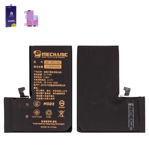 Battery Mechanic compatible with Apple iPhone 13 Pro, Li Polymer, 3.85 V, 3300 mAh, High Capacity, without error "Unknown Part", diagnosable battery 