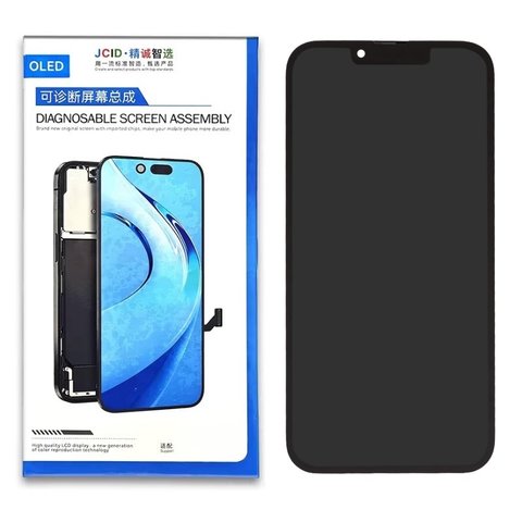 LCD JCID compatible with iPhone 13 Pro, black, with frame, without error, OLED  JCID Diagnosable, 120Hz 