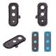 Camera Lens compatible with Samsung A175 Galaxy A17 4G, A176 Galaxy A17 5G, (black, with frames)